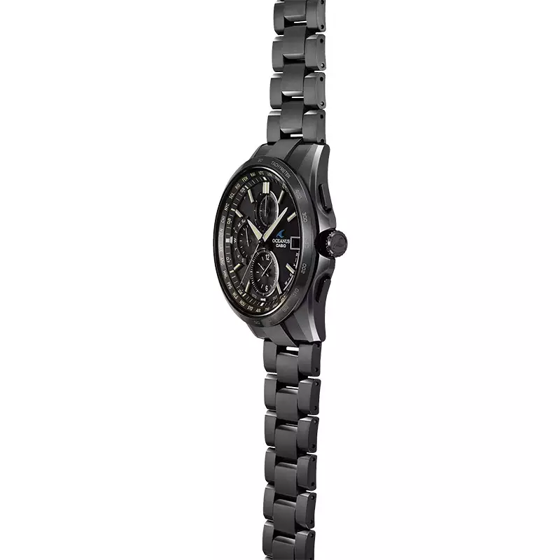Jam Tangan Pria Casio Oceanus OCW-T2600JB-1AJF Tough Solar Black Dial Black Titanium Strap (JDM)