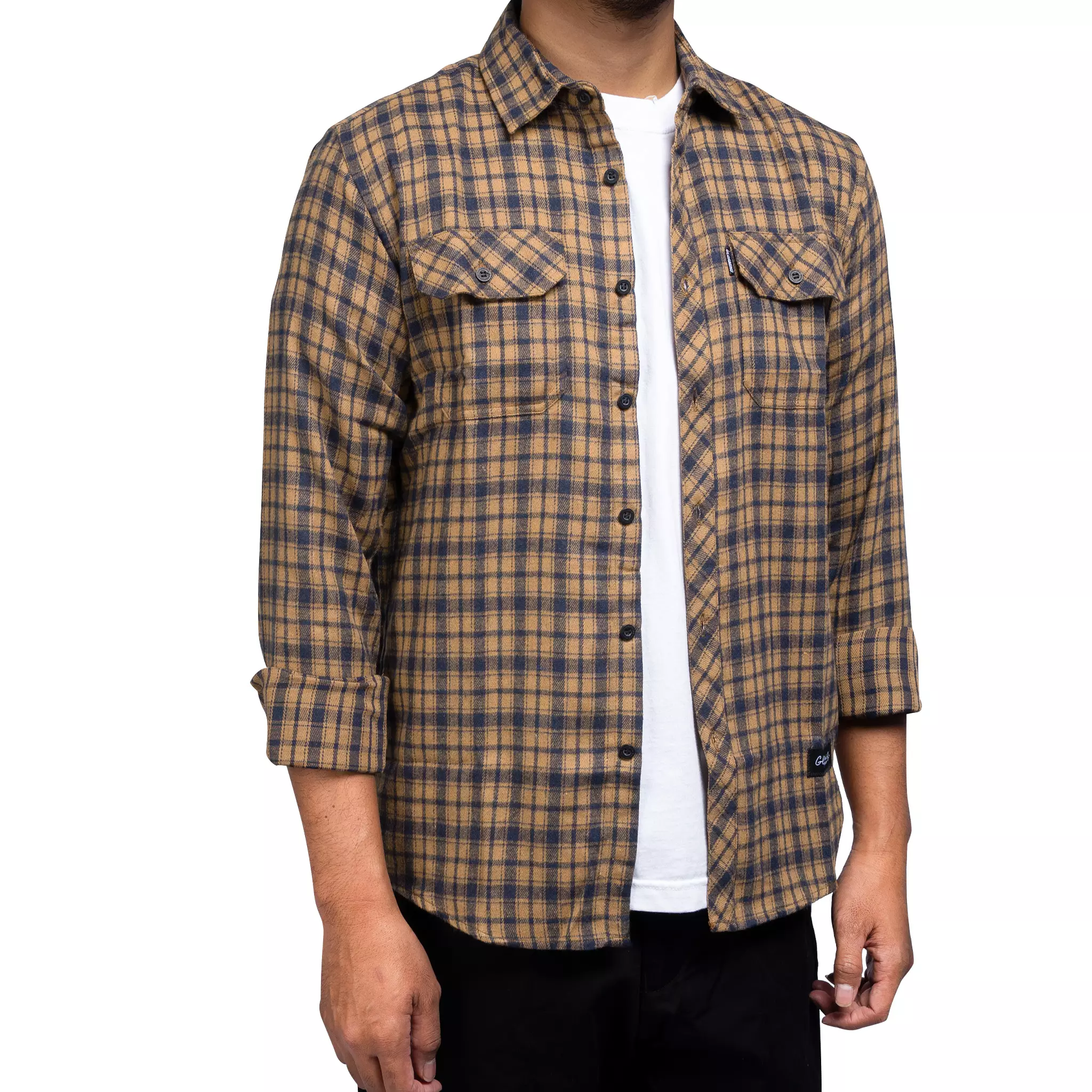 Kemeja Flanel Panjang Martens Unisex
