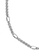 LAZO DIAMOND white LAZO DIAMOND 9k White Gold Bar Satellite Rope Chain Necklace F695DAC5AA1E35GS_2