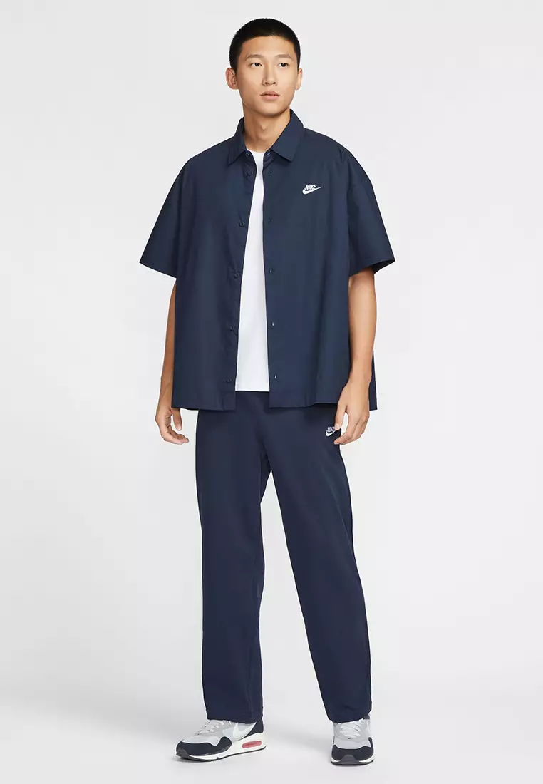 Nike Club Short Sleeve Btn Shirt Os