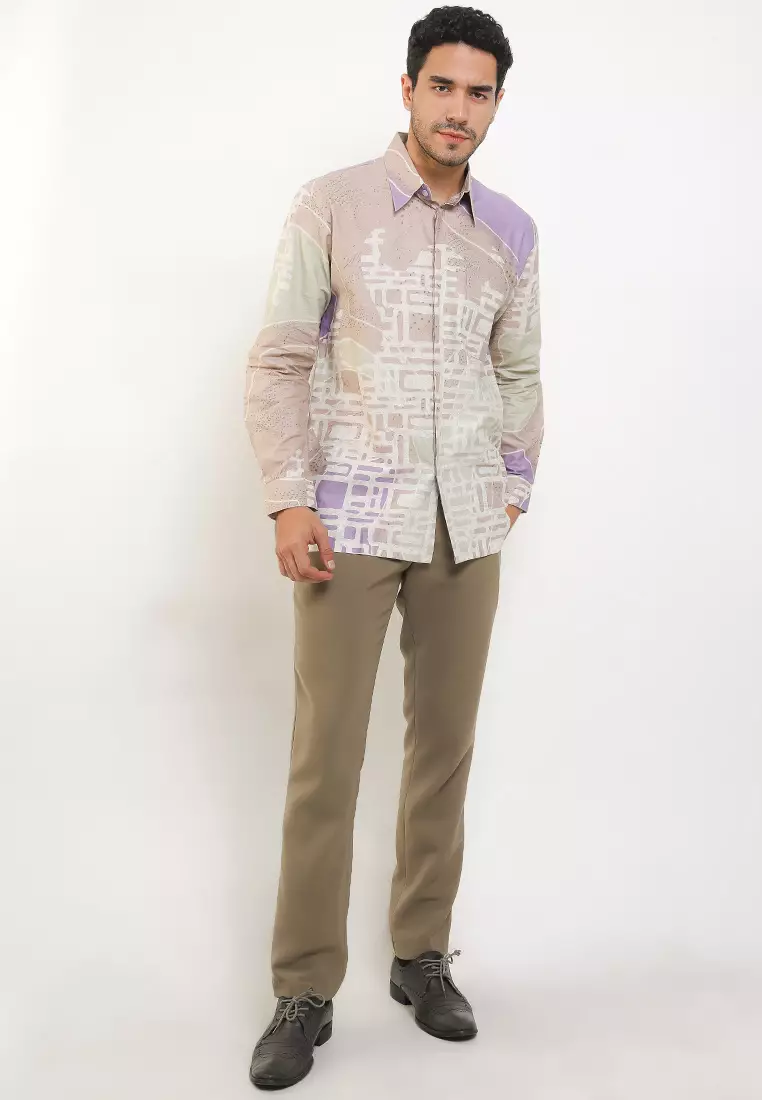 Jordan Shirt Kemeja Batik Pria Panjang