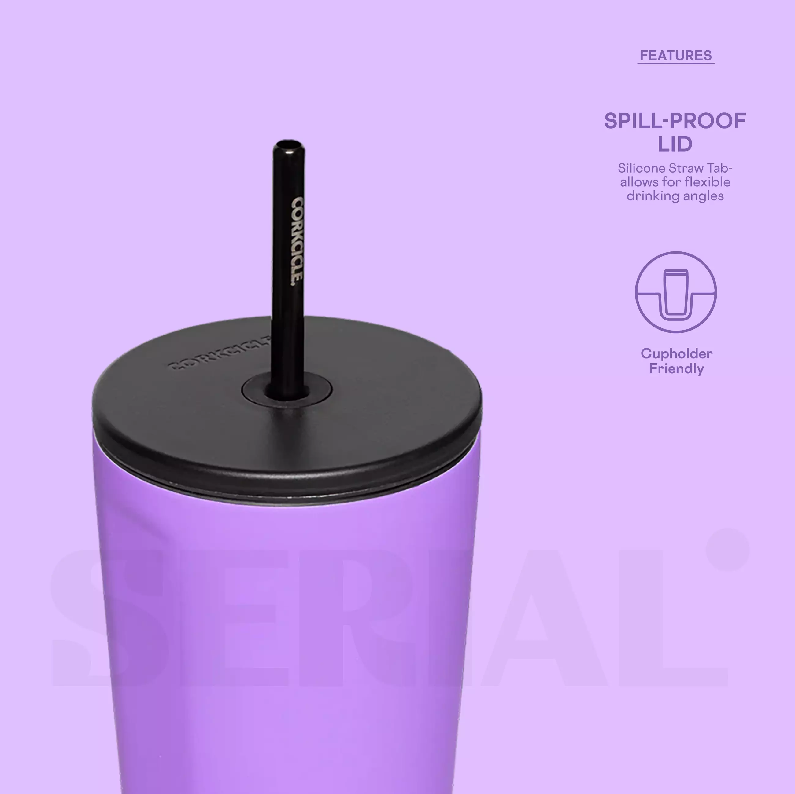CORKCICLE Cold Cup 24oz - Varsity Purple
