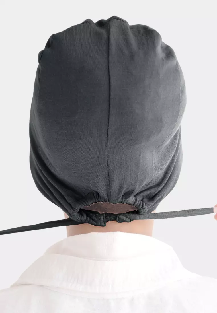 Ciput Tali Inner Hijab Rayon Basic Dalaman Hijab - Thunder Grey