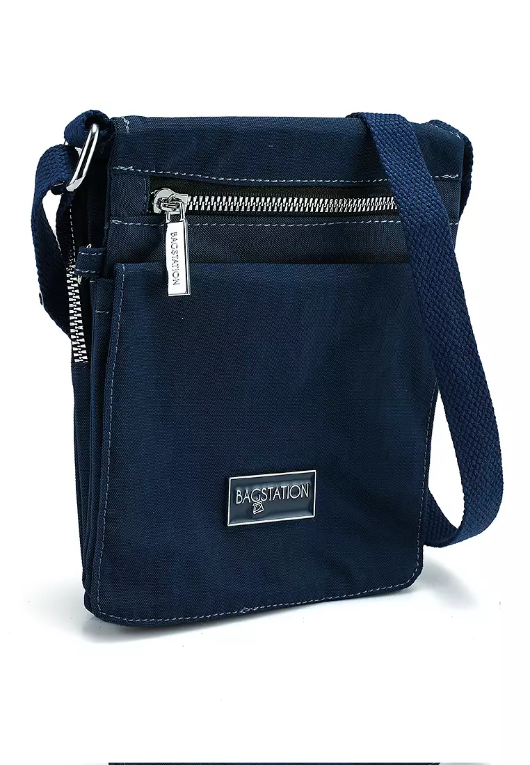 Metallic Series Crinkle Nylon Sling Pouch