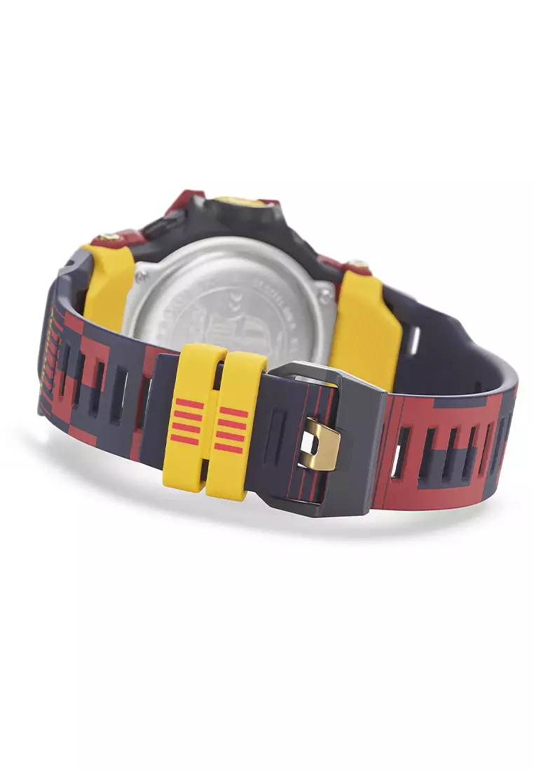 Casio G-Shock Limited Barcelona - Jam Tangan Digital Pria - Resin Strap - GBD-100BAR-4DR