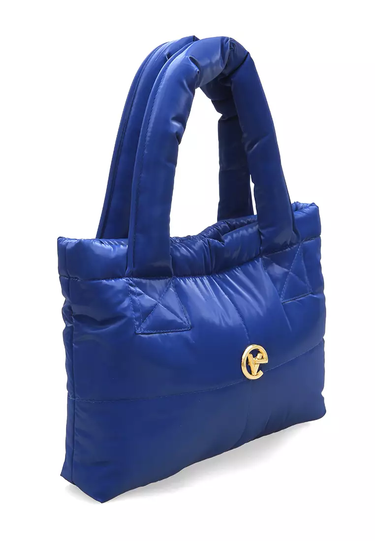Angelina Pillow Puffy Bag Smooth Texture And High Quality - Royal Blue