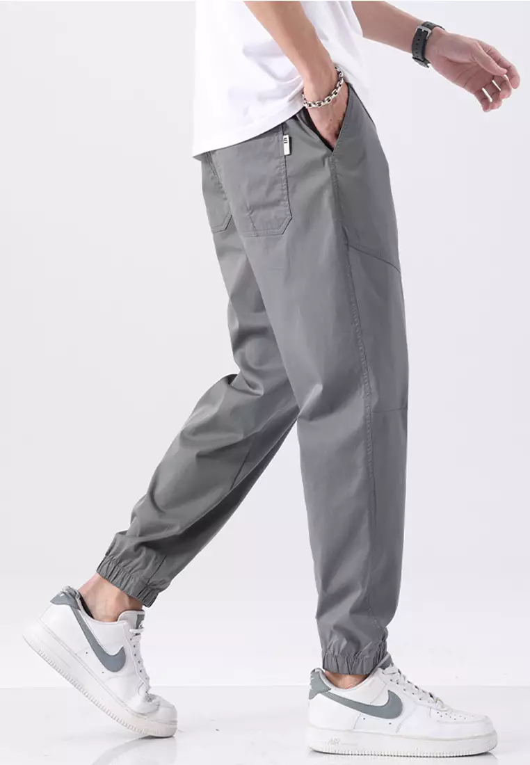 Drawstring Slim Jogger Pants