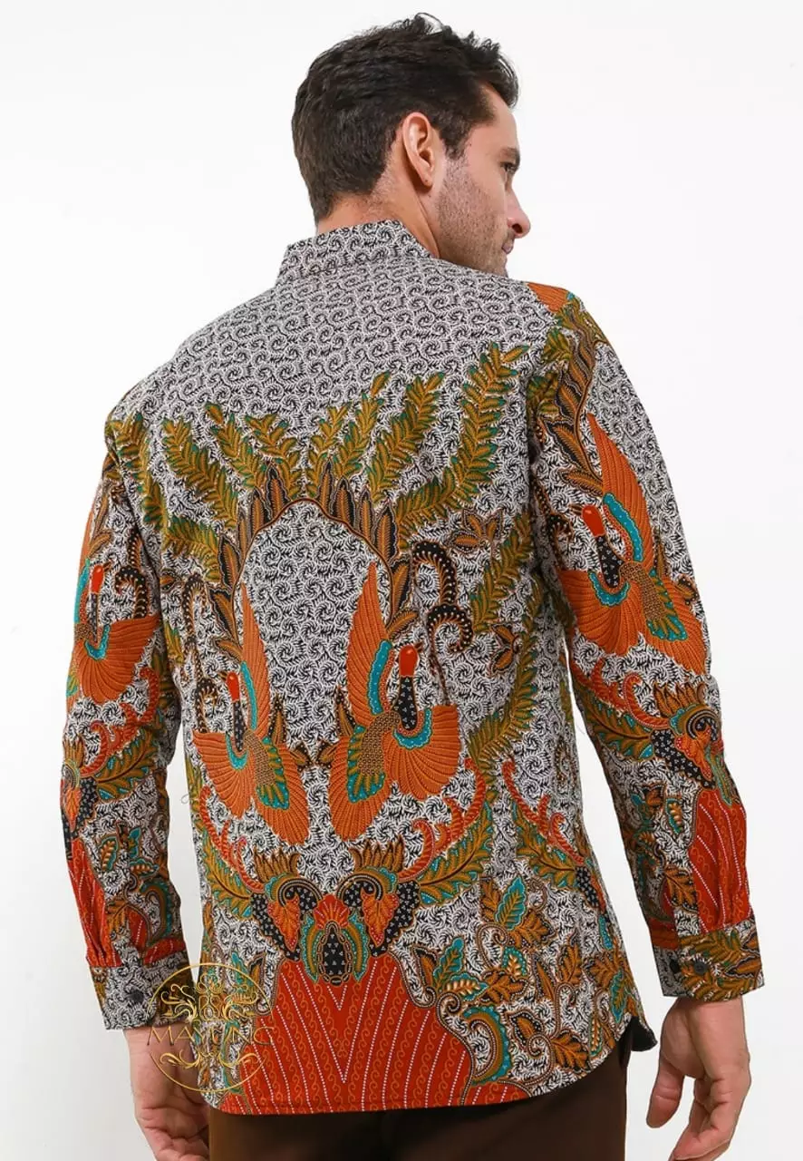 Samarawijaya Kemeja Batik Pria Premium Slimfit Modern Lengan Panjang