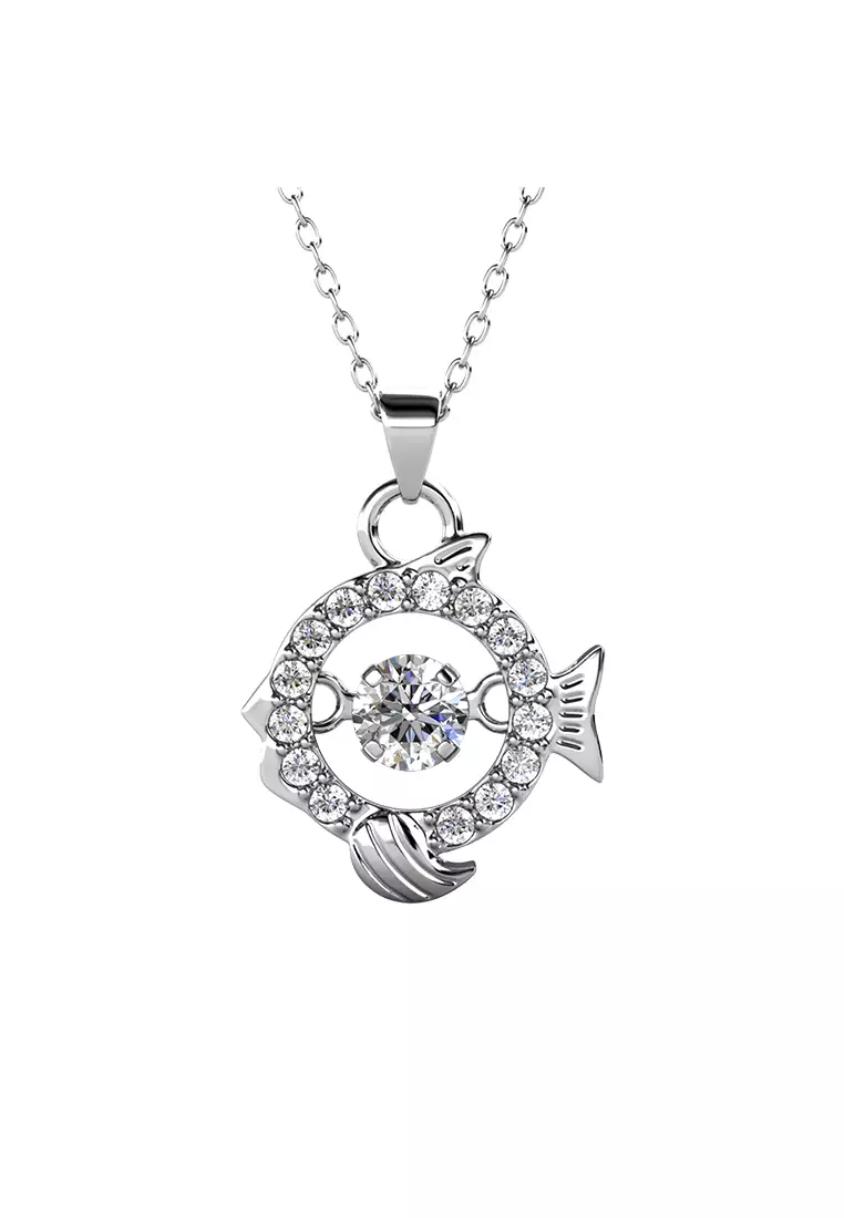 Genuine Swarovski Swarovski Fish Necklace Idyllia Pendant, Crystal