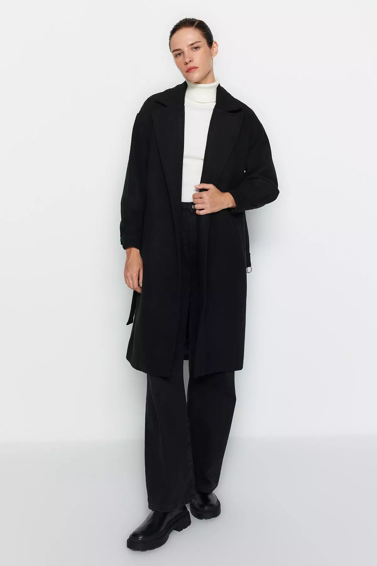 Belted Long Coat