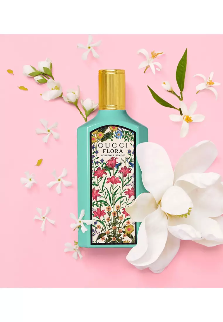 香水(女性用) GUCCI FLORA GORGEOUS JASMINE 50ml Gucci Flora Gorgeous Jasmine EDP Spray Women 1.6 oz : Amazon
