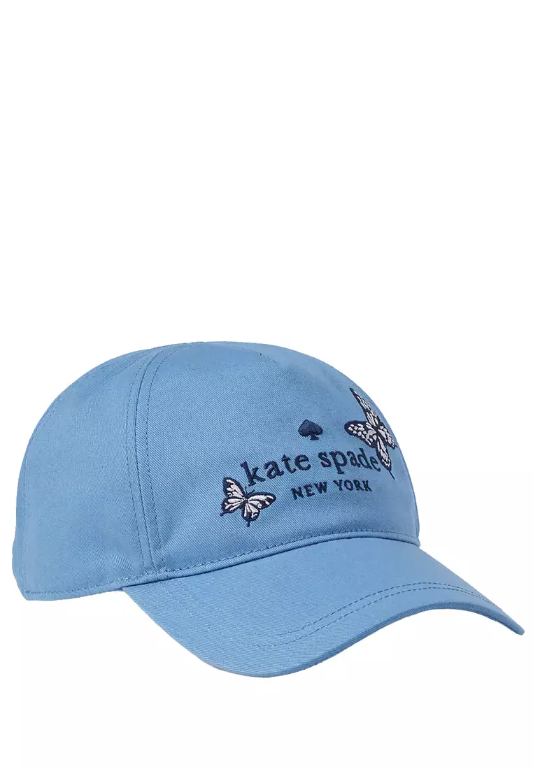 Buy Kate Spade Kate Spade Butterfly Baseball Cap in Deep Cornflower
