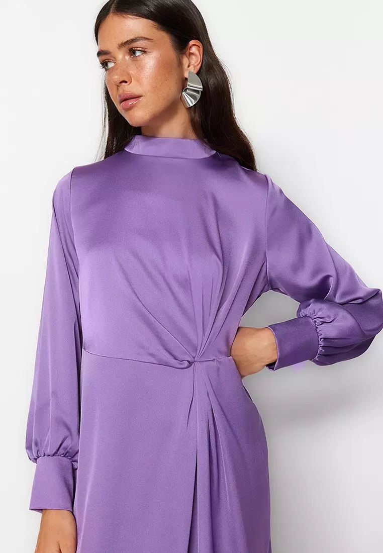 MODEST Mock Neck Maxi Dress