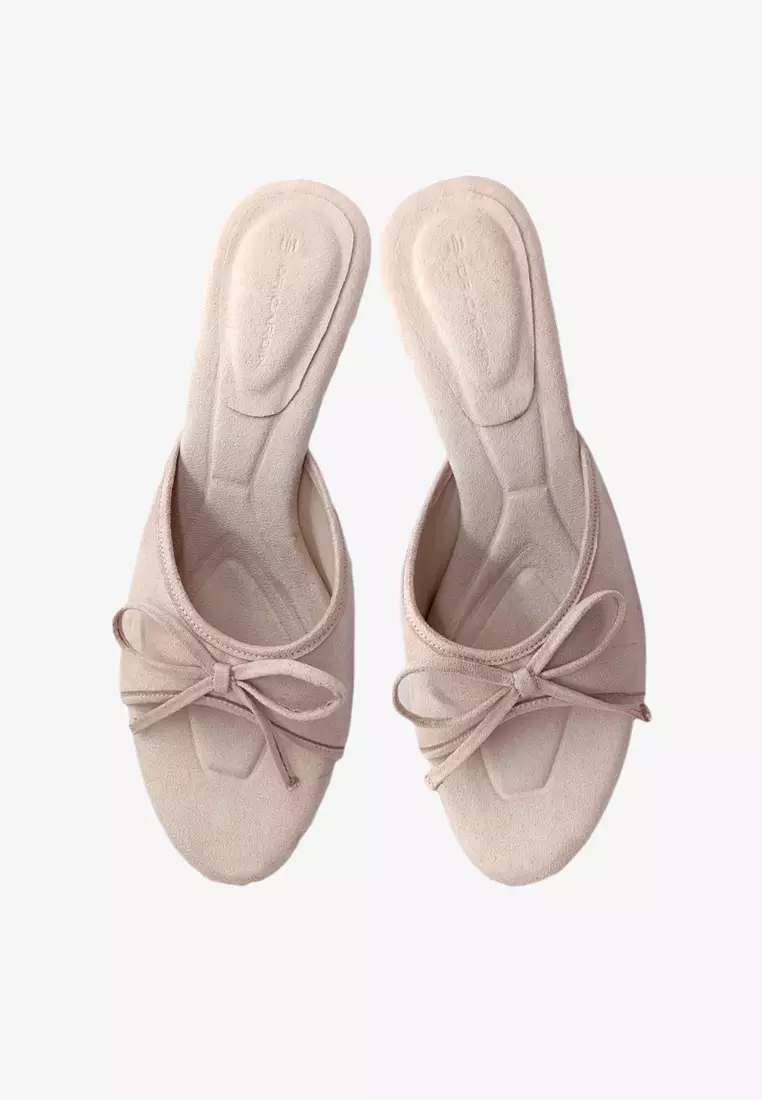Dr Cardin Women Lush Eve 2-inch Heels | Satin | Suede L-RNZ-9339