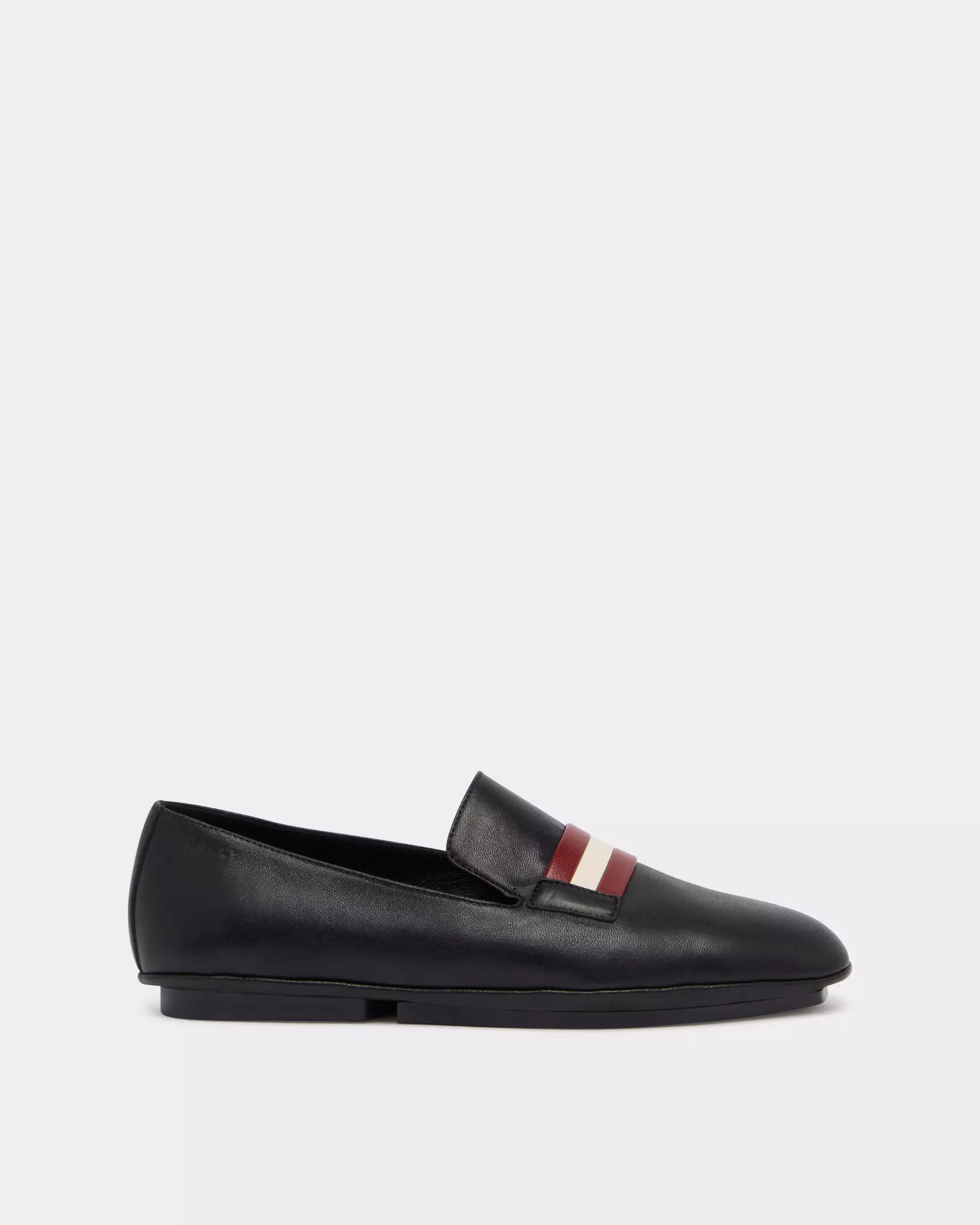 Caly O TSP Leather Flat Shoes - Black
