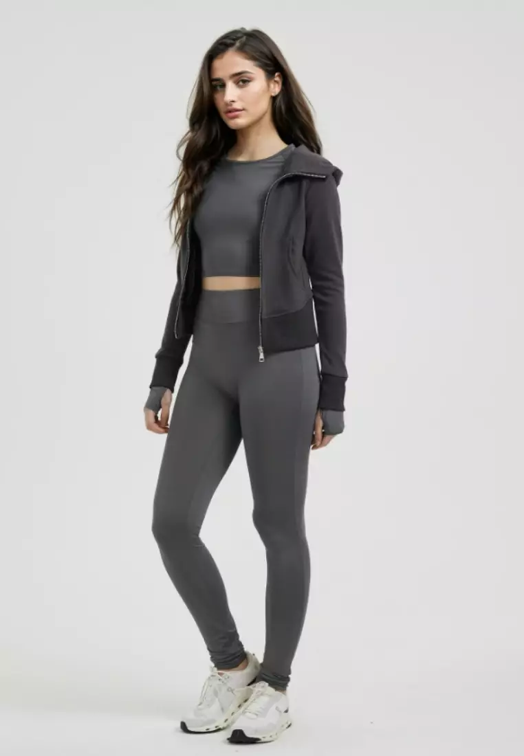 Sport Activ Yoga Long Sleeve Crop Top Women Activewear