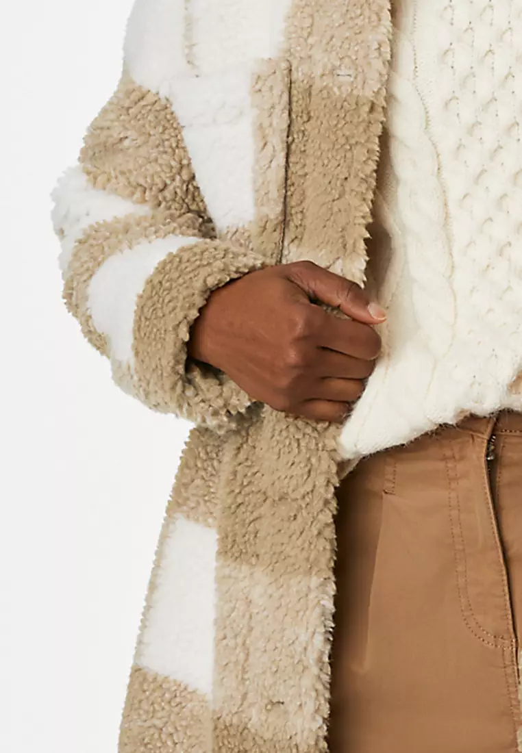 Borg Checked Shacket