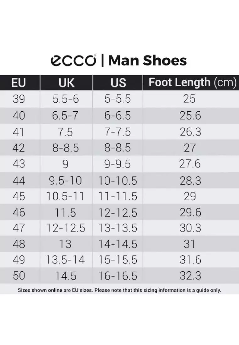Chart Ecco Size 44 In Us Cheap Ecco Size 43 Shop ECCO Men S  display picture 3