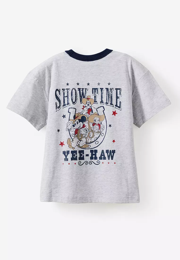 Licensed Drop Shoulder Short Sleeves Tee