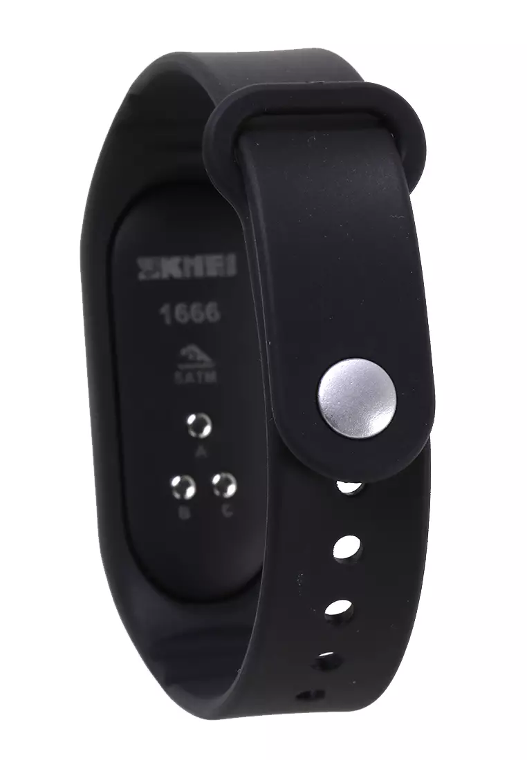 Jam Tangan Digital Pria Waterproof Many Function Strap Tali Material ABS PU DG66 ORIGINAL