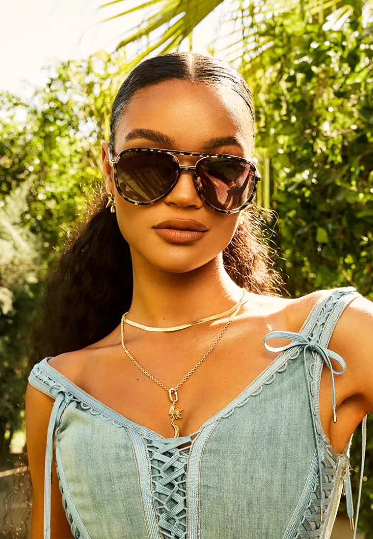 High Profile Luxe Sunglasses - Brown Tortoise/Brown Polarized