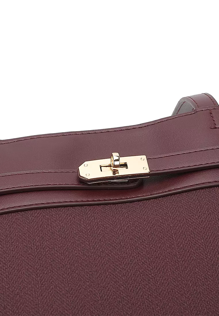 Women's Top Handle Bag / Sling Bag / Crossbody Bag / Shoulder Bag (手拿袋 / 斜孭袋 / 單肩包) - 紅色