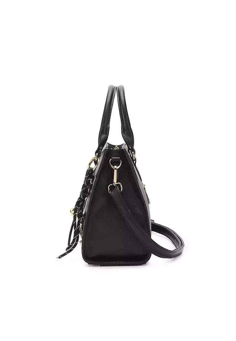 Women's Top Handle Bag / Sling Bag / Crossbody Bag (Tas Selempang / Tas Tangan) - Hitam