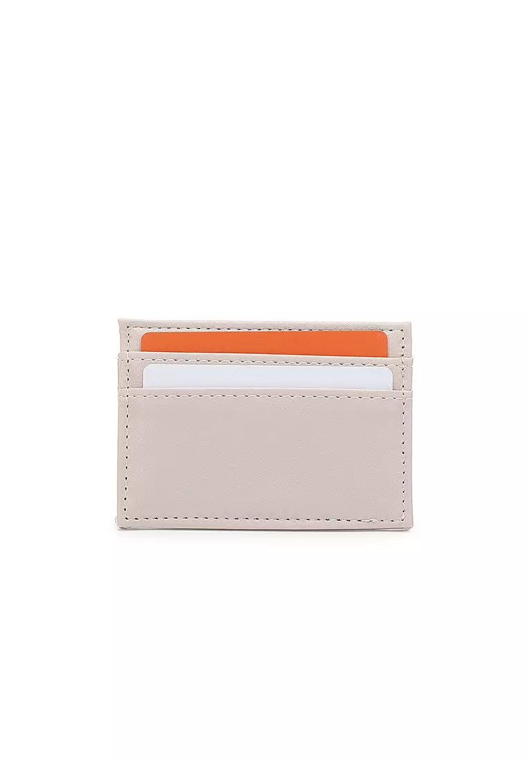 Women's 2 in 1 Purse/Wallet With Coin Compartment (Dompet Wanita 2 in 1 dengan Kompartmen Koin) - Putih