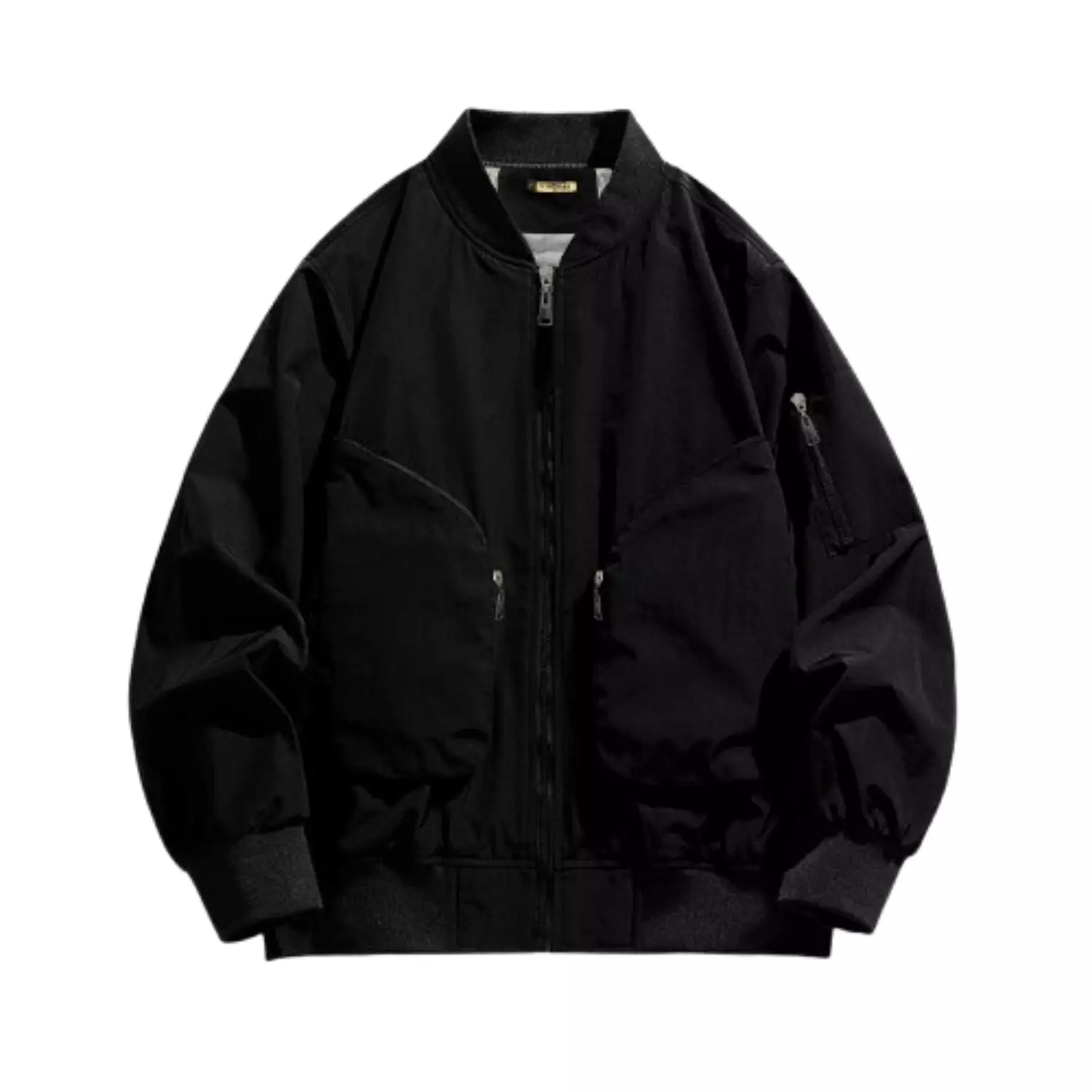 Jaket Bomber Parasut Crinkle