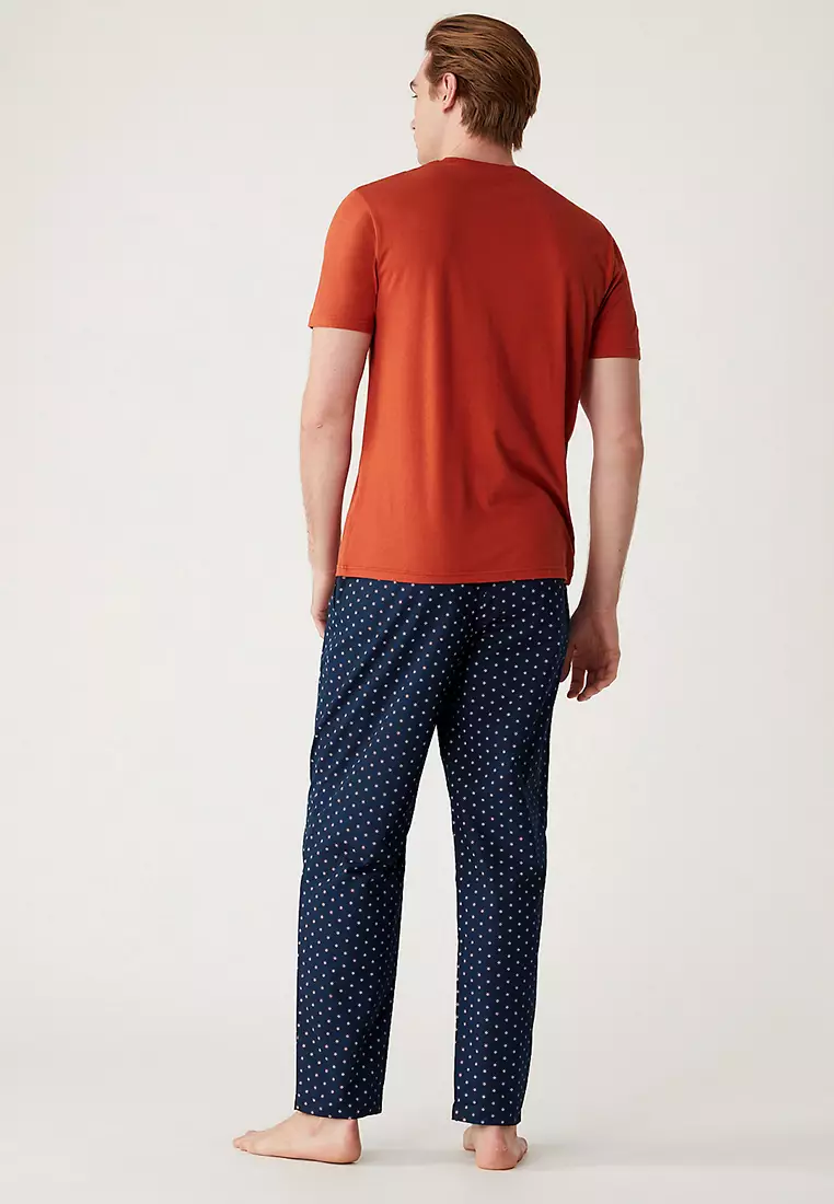 Pure Cotton Mosaic Print Pyjama Set