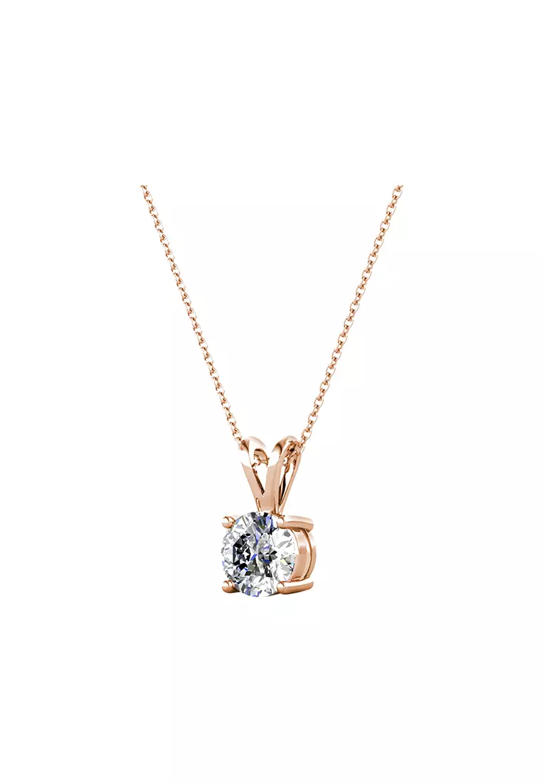 Vernice Stone Pendant RG - Kalung Crystal by Her Jewellery