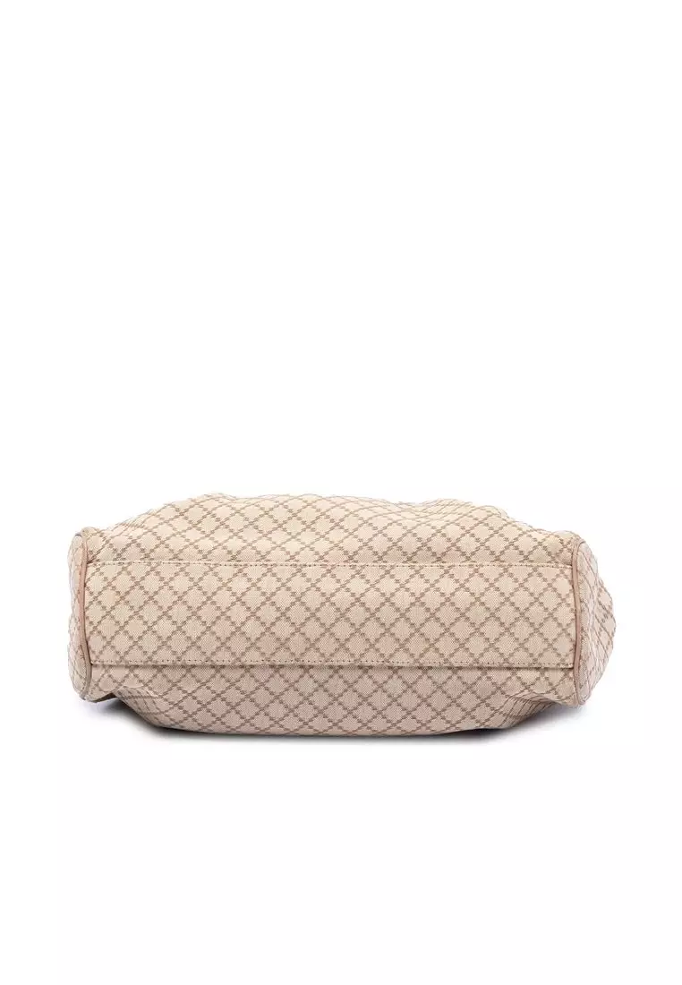 Pre-Loved Gucci Medium Diamante Canvas Sukey Tote
