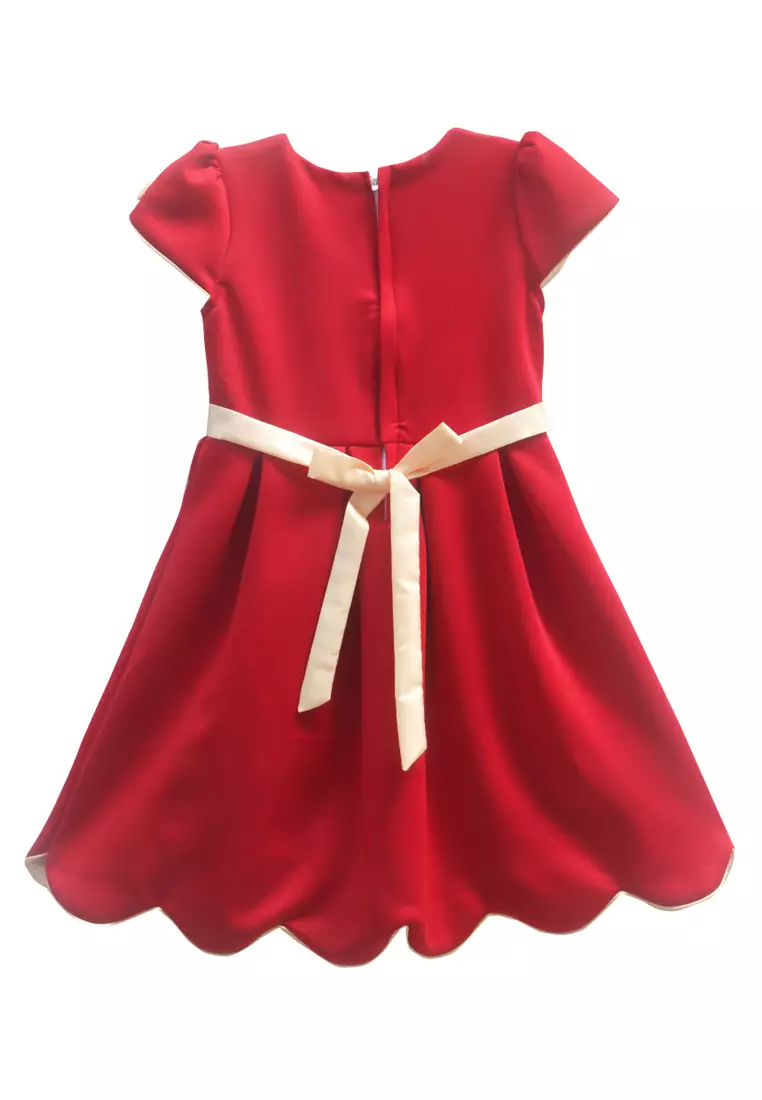 Two Mix Dress Anak Imlek - Baju Anak Perempuan Imlek Fashion Usia 0-12 tahun 4129