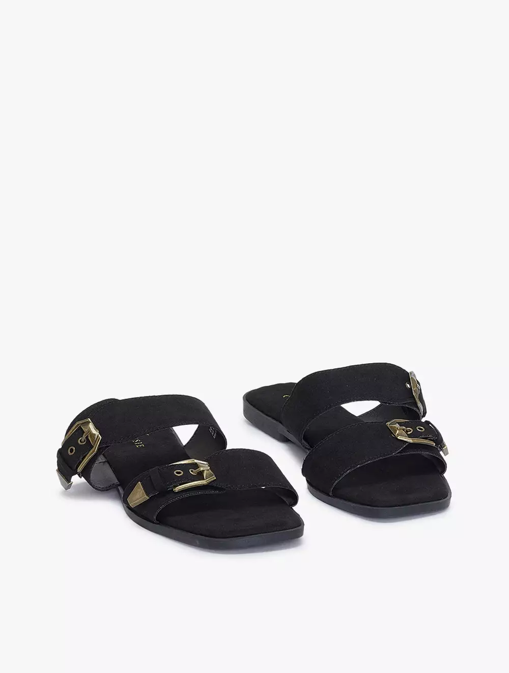 Payless Chrissie Womens Clemira Flat Sandals - Black_05