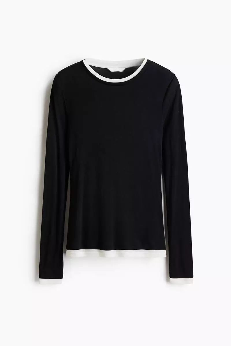 Layered-look top