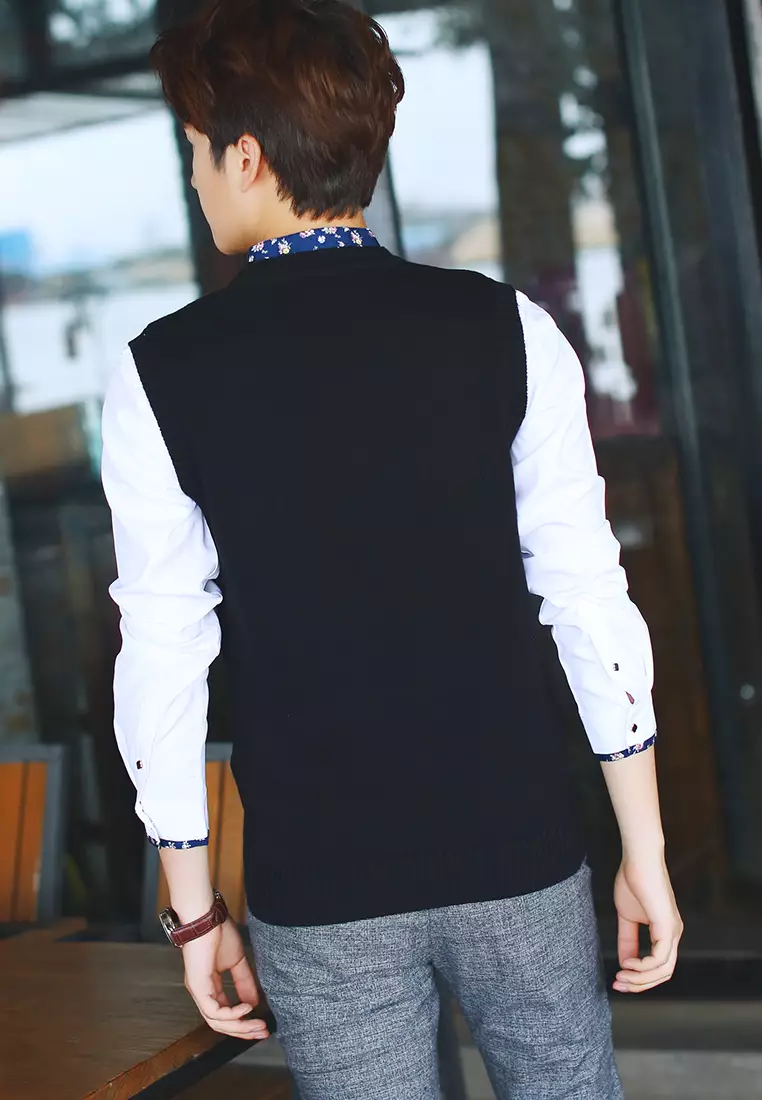 V-neck Casual Vest XH2019