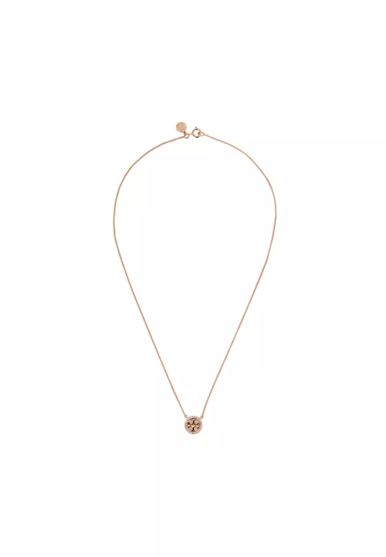 Tory Burch Miller Pave Pendant Necklace