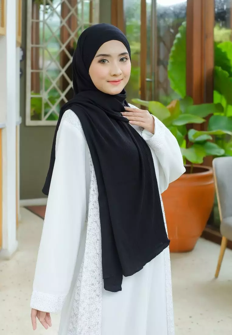 Pasmina Instan Organic Alia Black