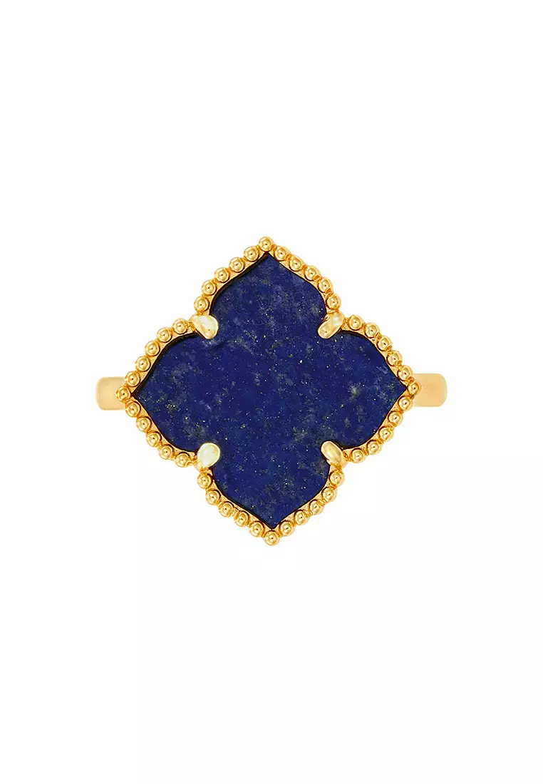 HABIB AL-ZAHRA | Lapis Lazuli Gemstone Ring in 750/18K Yellow Gold 270901124(YG)-LZ