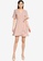 G2000 pink Ruffle Wrap Dress with Flared Sleeves 2F327AA231C48AGS_4