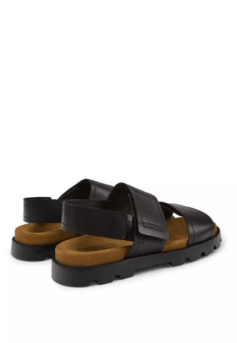 靴 CAMPER Brutus Sandal K100777-002 Brutus Black Sandals for Men - Spring/Summer collection