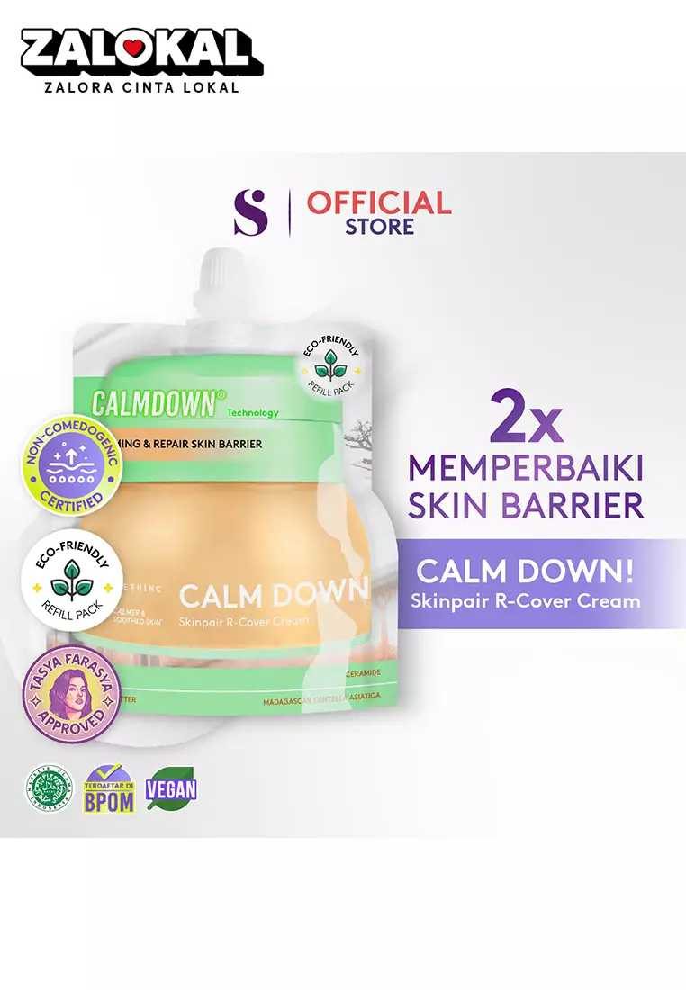 [Tasya Farasya Approved] SOMETHINC Calm Down! Skinpair Moisturizer - Refill 50ml