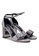 Shu Talk grey AMAZTEP Ankle Strap Sandals Blocked Heels 189F3SH910B022GS_6