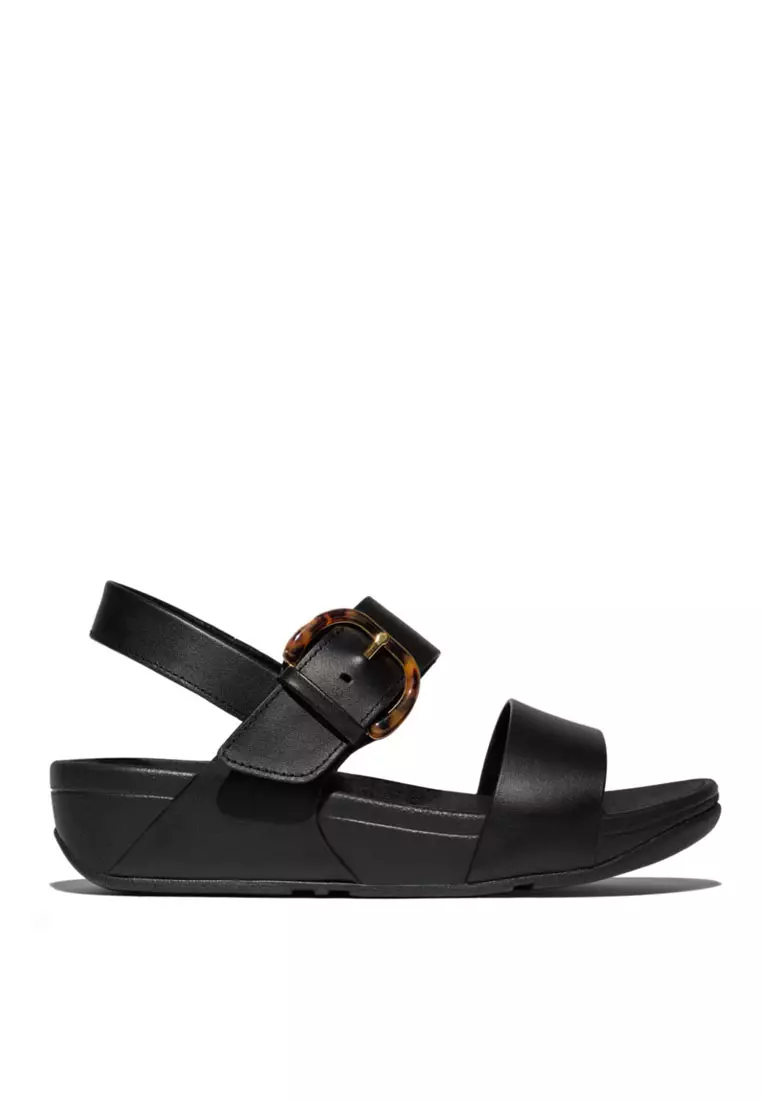 Buy FitFlop LULU Women's Resin-Buckle Leather Back-Strap Sandals