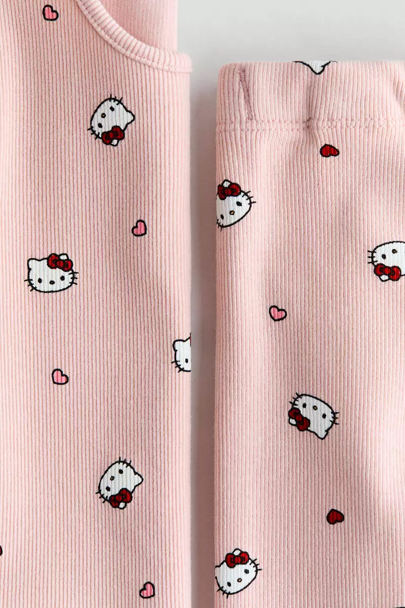 2-piece printed cotton set