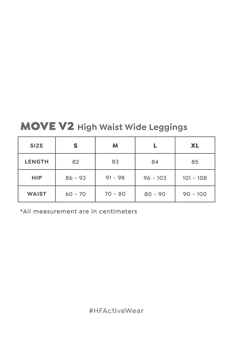 HAPPYFIT Move V2 High Waist Wide Leggings - Baby Blue