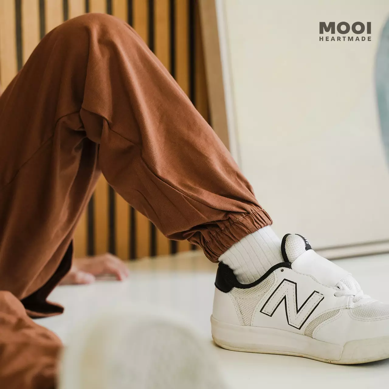 Mooi Celana Jogger Anak Akeno Jogger Pants Kids - Light Beige