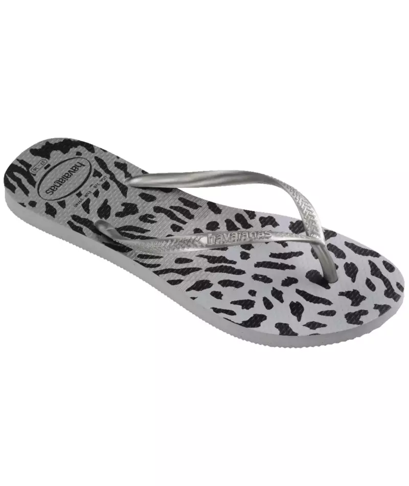 [ONLINE EXCLUSIVE] Havaianas 9320 Slim Animals Grey/Grey - Sandal Wanita