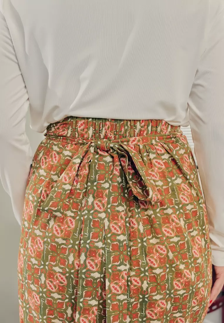 DIAN PAREO Skirt in Lumut Green