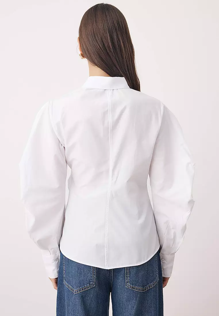 Asymmetrical Fitted Shirt